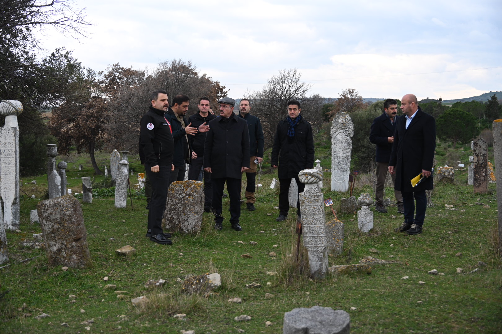 Anadolu Yakası'ndaki Şehitlikler İncelendi.